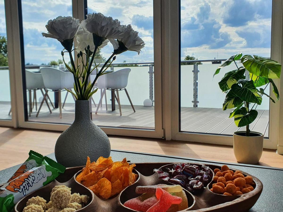 Penthouse Mit Whirlpool Im Herzen Von Niedersachsen Burgwedel  Exterior photo